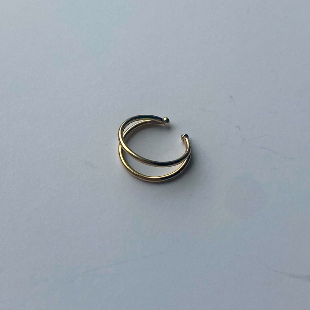 Automic Gold Double Cuff Ear Cuff